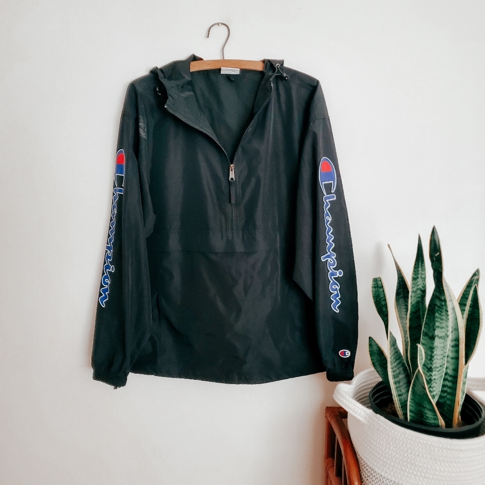Champion logo windbreaker